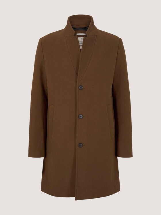Wollmantel - Männer - equestrian brown Wollmantel - Männer - equestrian brown - 7 - TOM TAILOR Denim