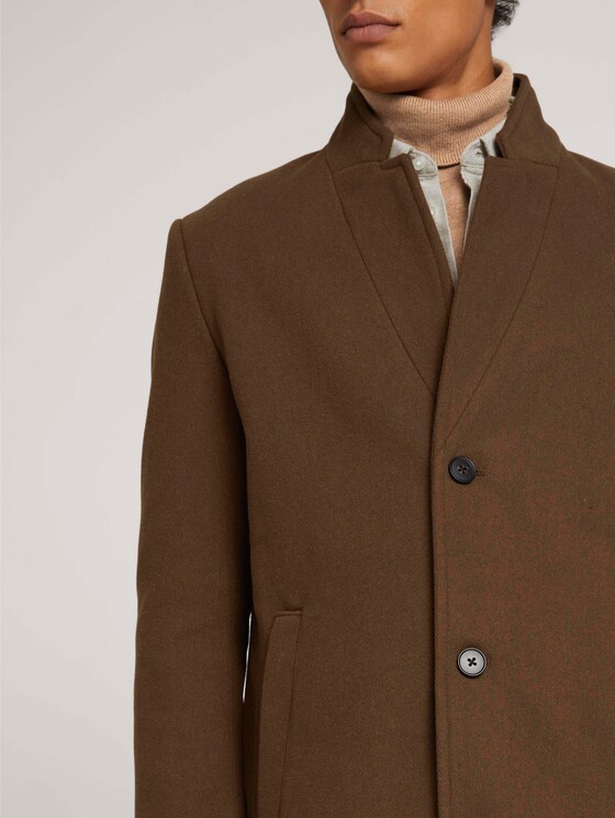 Wollmantel - Männer - equestrian brown Wollmantel - Männer - equestrian brown - 9 - TOM TAILOR Denim