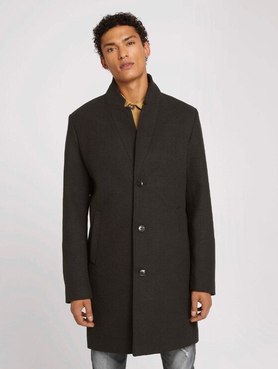 Wollmantel - Männer - Black Wollmantel - Männer - Black - 1 - TOM TAILOR Denim