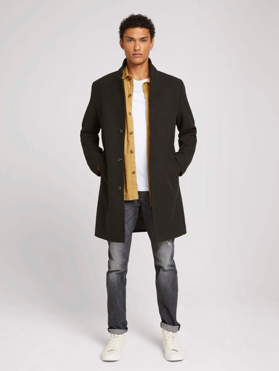 Wollmantel - Männer - Black Wollmantel - Männer - Black - 3 - TOM TAILOR Denim