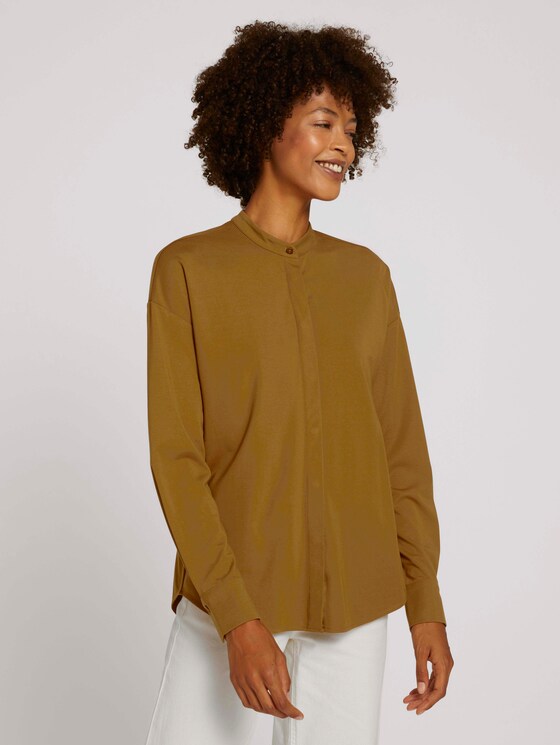 T-shirt blouse - Women - green clay T-shirt blouse - Women - green clay - 1 - Mine to five