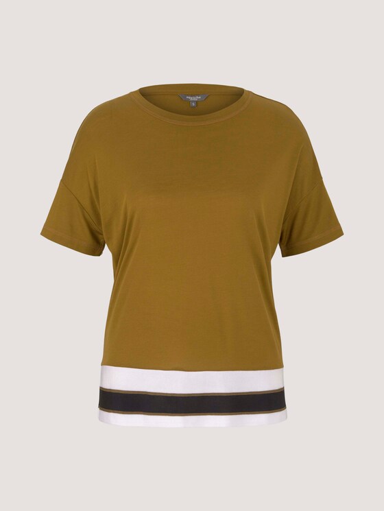 T-shirt van lyocell - Vrouwen - green clay T-shirt van lyocell - Vrouwen - green clay - 7 - Mine to five