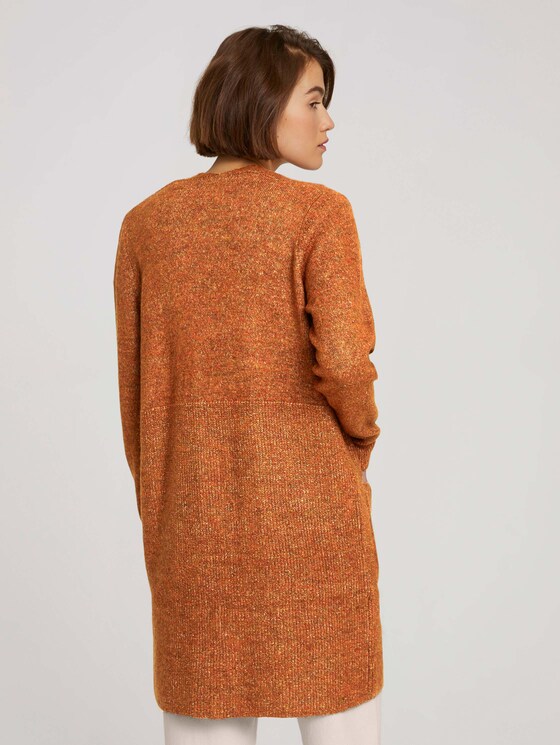 vest gemaakt van gerecycled polyester - Vrouwen - amber brown melange vest gemaakt van gerecycled polyester - Vrouwen - amber brown melange - 2 - TOM TAILOR Denim