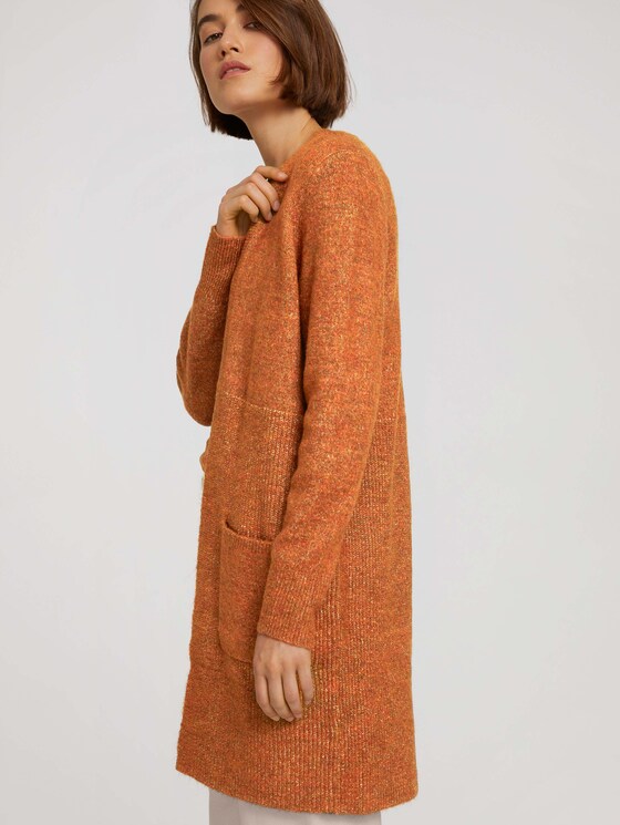 vest gemaakt van gerecycled polyester - Vrouwen - amber brown melange vest gemaakt van gerecycled polyester - Vrouwen - amber brown melange - 9 - TOM TAILOR Denim