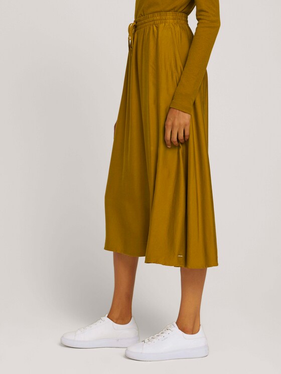 Basic maxi skirt - Women - green clay Basic maxi skirt - Women - green clay - 11 - Mine to five