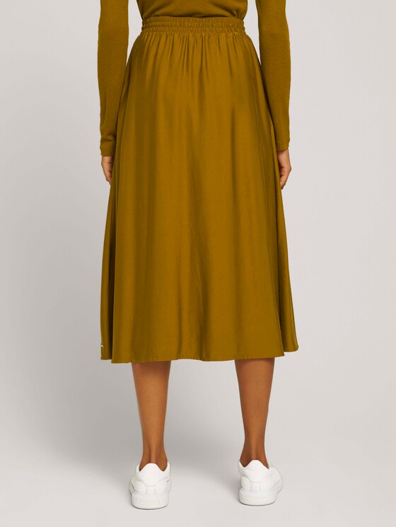 Basic maxi skirt - Women - green clay Basic maxi skirt - Women - green clay - 2 - Mine to five