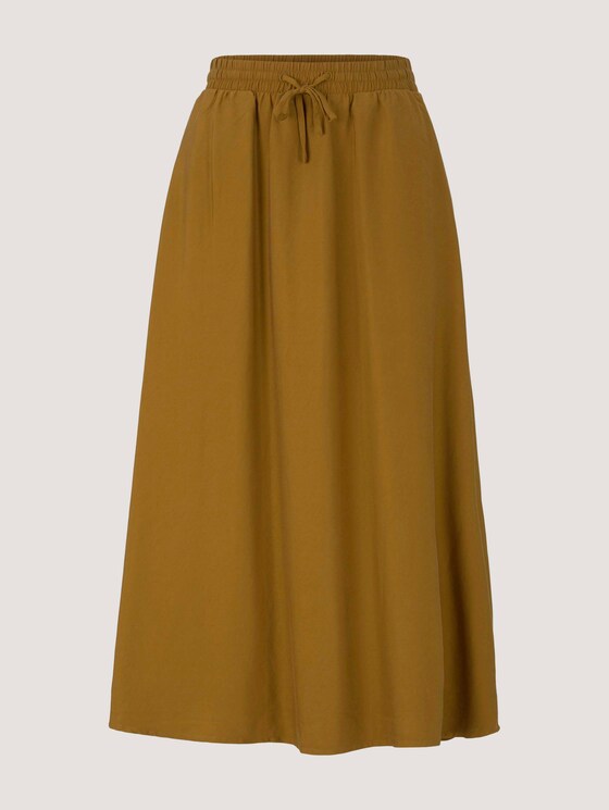 Basic maxi skirt - Women - green clay Basic maxi skirt - Women - green clay - 7 - Mine to five