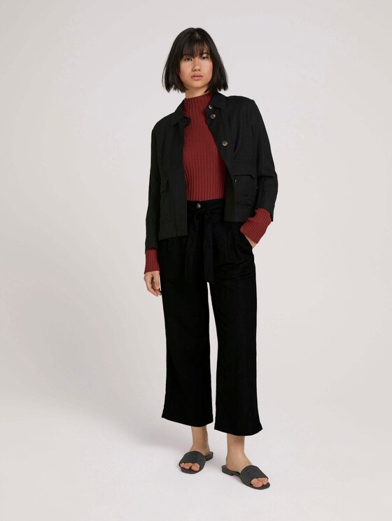 Ribbed turtleneck - Women - dark maroon red Ribbed turtleneck - Women - dark maroon red - 3 - TOM TAILOR