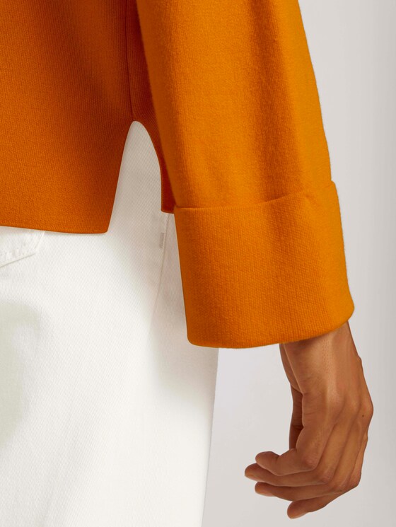 Sweatshirt mit Stehkragen - Frauen - pumpkin spice Sweatshirt mit Stehkragen - Frauen - pumpkin spice - 9 - Mine to five