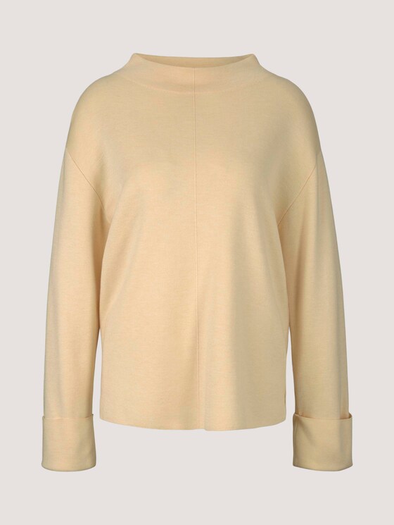 sweatshirt met rolkraag - Vrouwen - maple cream sweatshirt met rolkraag - Vrouwen - maple cream - 7 - Mine to five
