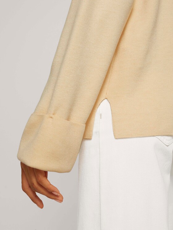 sweatshirt met rolkraag - Vrouwen - maple cream sweatshirt met rolkraag - Vrouwen - maple cream - 9 - Mine to five