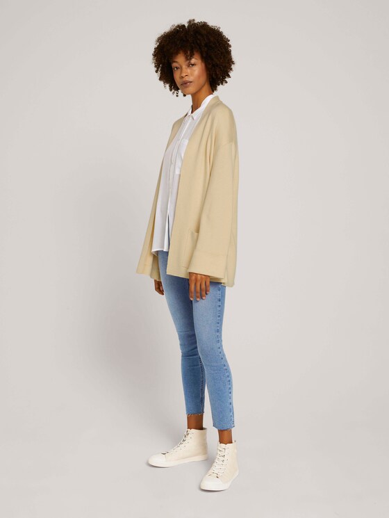 Oversized Cardigan - Frauen - maple cream Oversized Cardigan - Frauen - maple cream - 3 - Mine to five