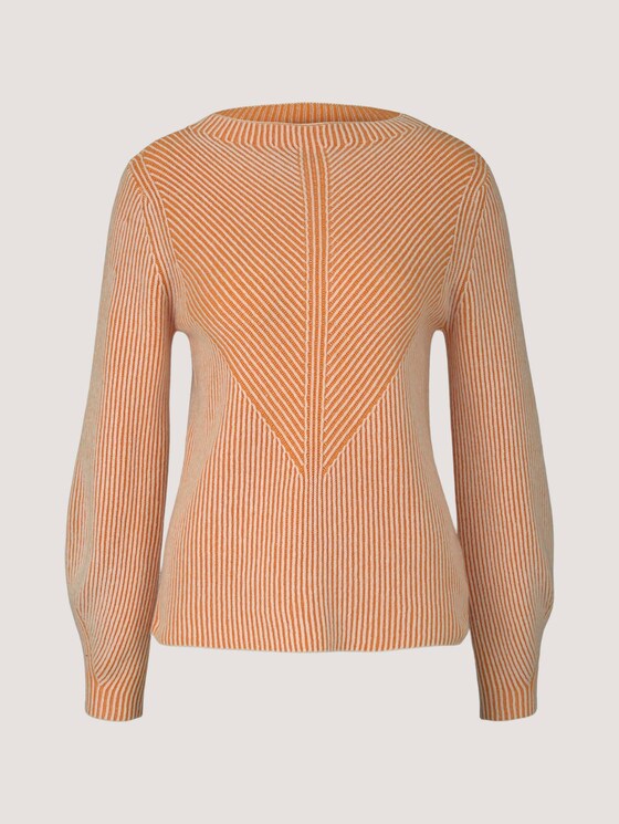 gerippter Pullover - Frauen - pumpkin spice gerippter Pullover - Frauen - pumpkin spice - 7 - Mine to five