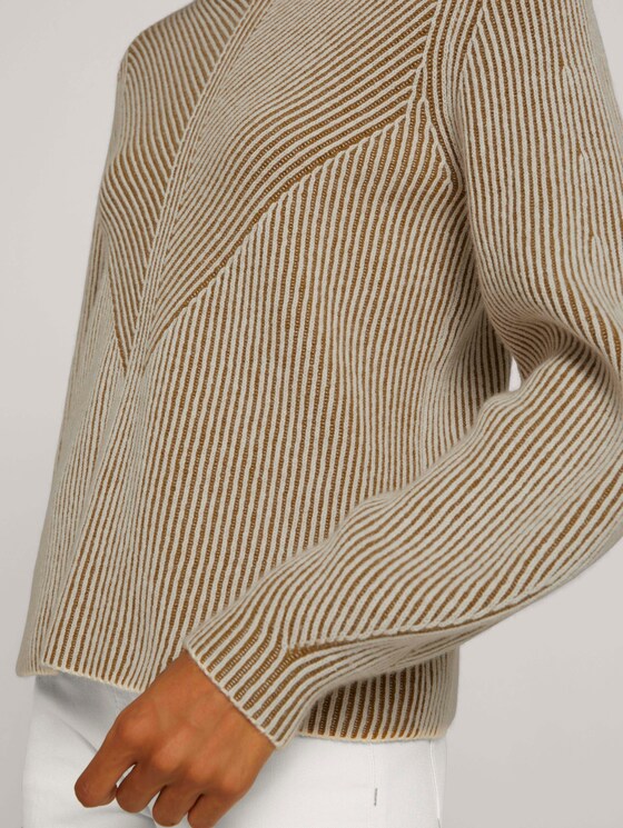ribbed sweater - Women - green clay ribbed sweater - Women - green clay - 9 - Mine to five