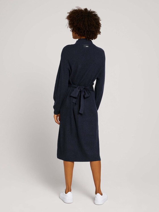 geripptes Kleid - Frauen - Sky Captain Blue geripptes Kleid - Frauen - Sky Captain Blue - 2 - Mine to five