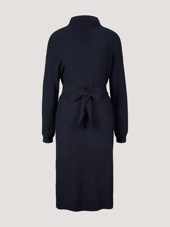 geripptes Kleid - Frauen - Sky Captain Blue geripptes Kleid - Frauen - Sky Captain Blue - 7 - Mine to five