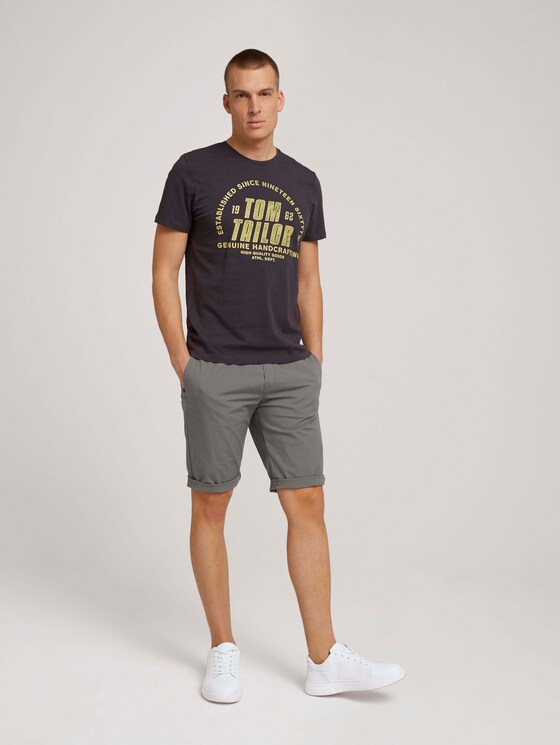 T-Shirt mit Print - Männer - Tarmac Grey T-Shirt mit Print - Männer - Tarmac Grey - 3 - TOM TAILOR