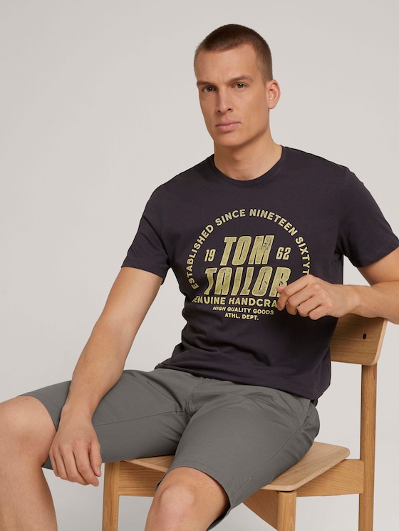 T-Shirt mit Print - Männer - Tarmac Grey T-Shirt mit Print - Männer - Tarmac Grey - 5 - TOM TAILOR