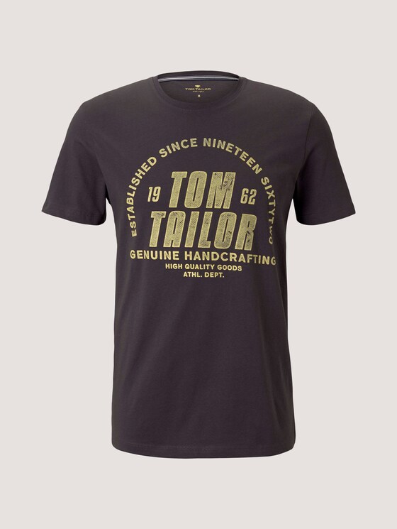 T-Shirt mit Print - Männer - Tarmac Grey T-Shirt mit Print - Männer - Tarmac Grey - 7 - TOM TAILOR