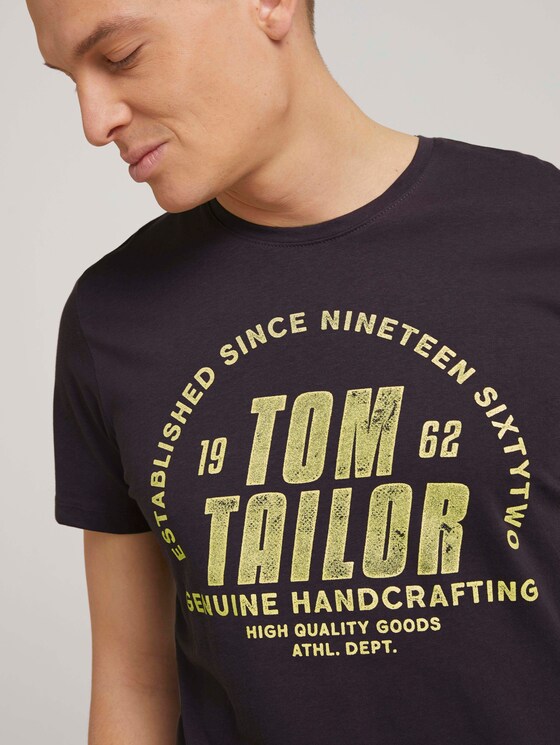 T-Shirt mit Print - Männer - Tarmac Grey T-Shirt mit Print - Männer - Tarmac Grey - 9 - TOM TAILOR