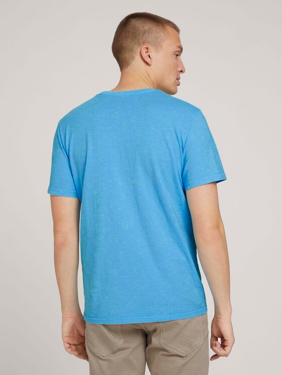 T-Shirt mit Print - Männer - aquarius turquoise T-Shirt mit Print - Männer - aquarius turquoise - 2 - TOM TAILOR