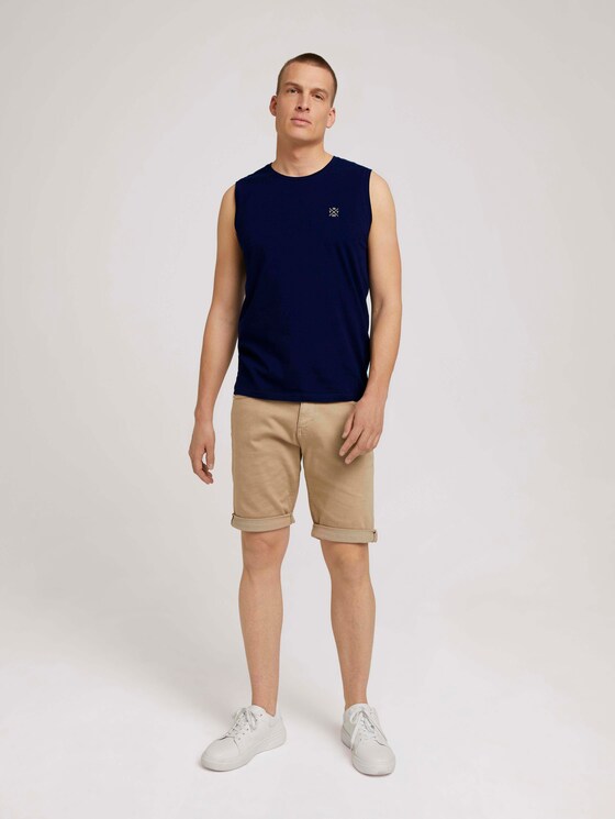 Basic tank top - Men - Sailor Blue Basic tank top - Men - Sailor Blue - 3 - TOM TAILOR