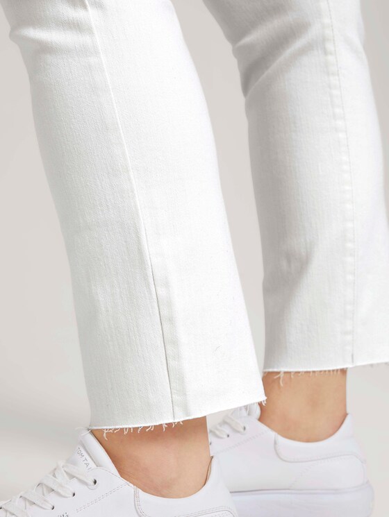 Plus - Slim Fit Jeans mit Fransen - Frauen - Whisper White Plus - Slim Fit Jeans mit Fransen - Frauen - Whisper White - 9 - My True Me