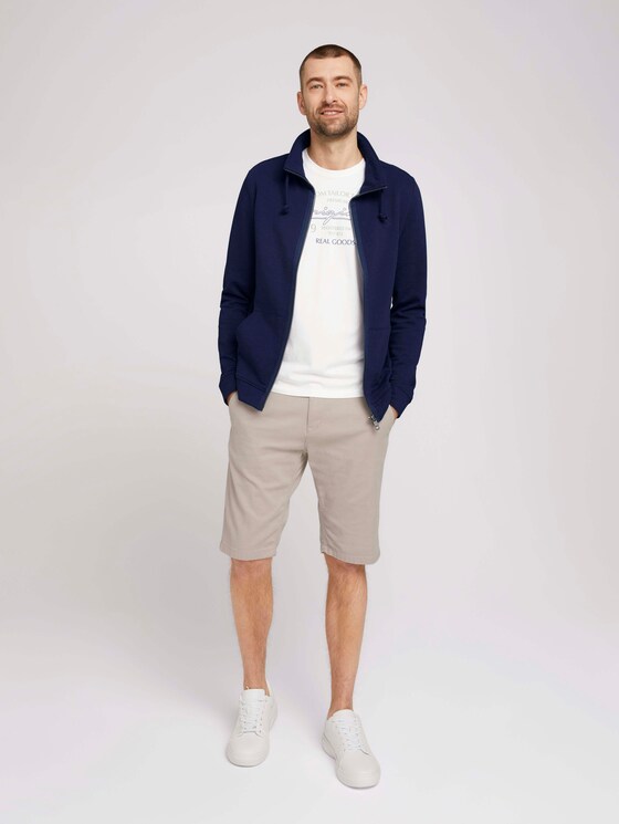 Sweatjacke mit Stehkragen - Männer - Sailor Blue Sweatjacke mit Stehkragen - Männer - Sailor Blue - 3 - TOM TAILOR
