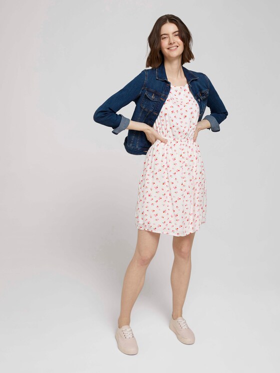 Ärmelloses Minikleid mit Blumenmuster - Frauen - light flower print Ärmelloses Minikleid mit Blumenmuster - Frauen - light flower print - 3 - TOM TAILOR Denim