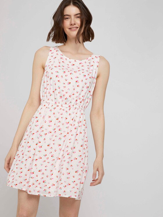 Ärmelloses Minikleid mit Blumenmuster - Frauen - light flower print Ärmelloses Minikleid mit Blumenmuster - Frauen - light flower print - 5 - TOM TAILOR Denim