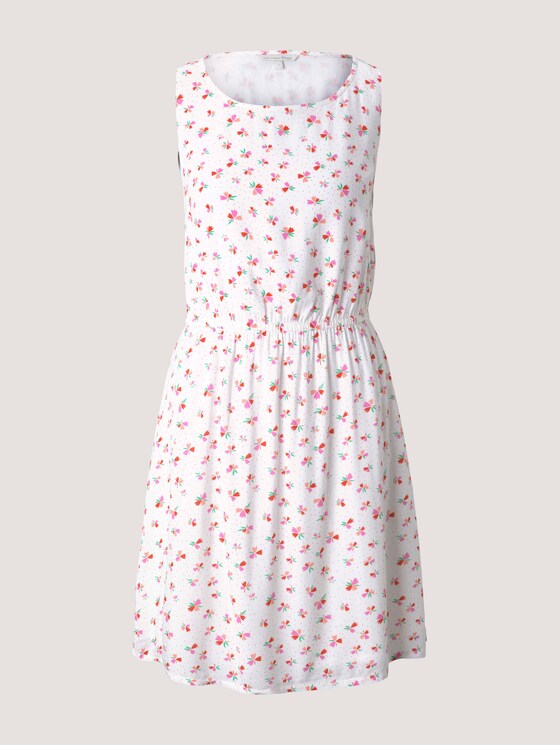 Ärmelloses Minikleid mit Blumenmuster - Frauen - light flower print Ärmelloses Minikleid mit Blumenmuster - Frauen - light flower print - 7 - TOM TAILOR Denim
