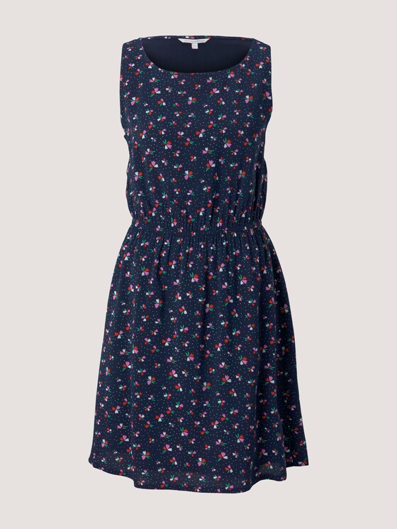 Ärmelloses Minikleid mit Blumenmuster - Frauen - navy flower print Ärmelloses Minikleid mit Blumenmuster - Frauen - navy flower print - 7 - TOM TAILOR Denim