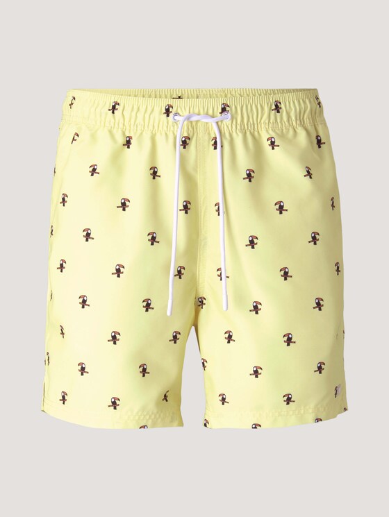 gemusterte Swim Shorts - Männer - yellow tucan print gemusterte Swim Shorts - Männer - yellow tucan print - 7 - TOM TAILOR Denim