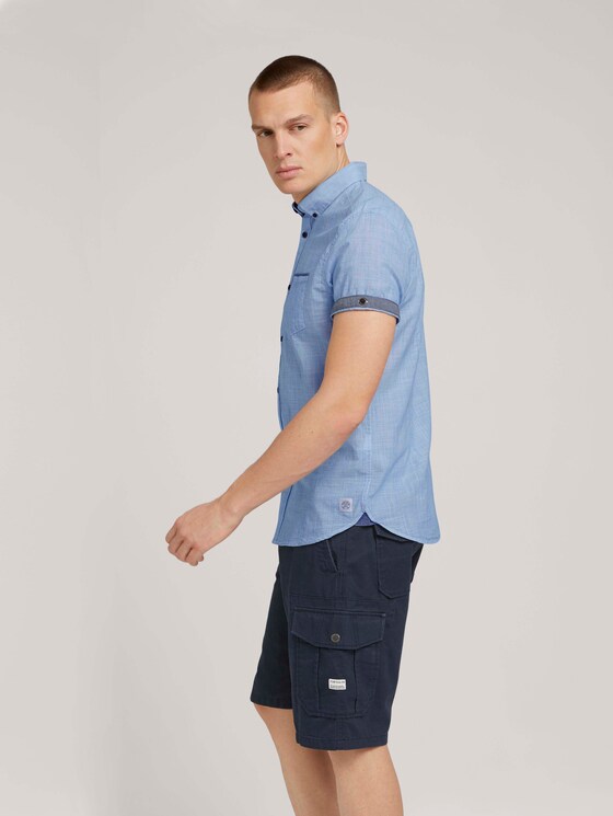 geruit overhemd - Mannen - Brilliant Blue Pint Stripe geruit overhemd - Mannen - Brilliant Blue Pint Stripe - 5 - TOM TAILOR