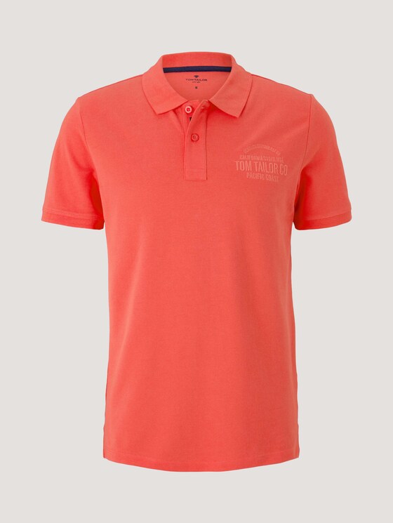 Poloshirt mit Logo - Männer - Plain Red Poloshirt mit Logo - Männer - Plain Red - 7 - TOM TAILOR