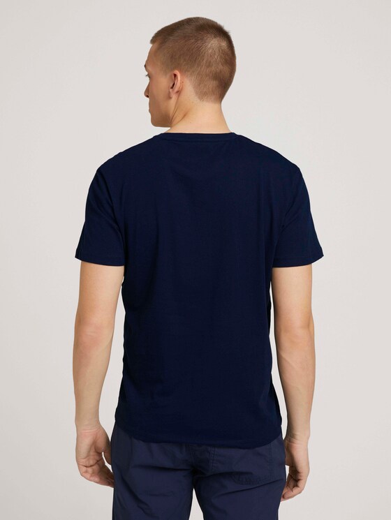 T-Shirt mit Print - Männer - Dark Blue T-Shirt mit Print - Männer - Dark Blue - 2 - TOM TAILOR