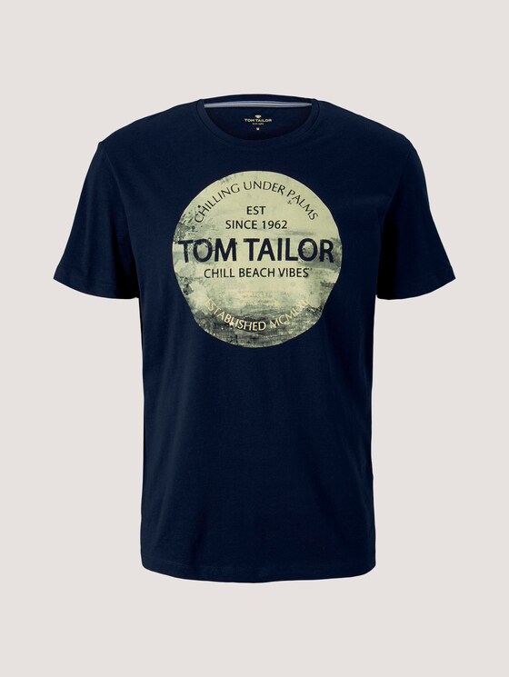 T-Shirt mit Print - Männer - Dark Blue T-Shirt mit Print - Männer - Dark Blue - 7 - TOM TAILOR