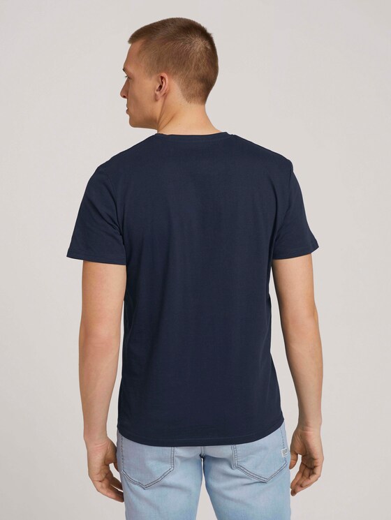 T-Shirt mit Print - Männer - Dark Blue T-Shirt mit Print - Männer - Dark Blue - 2 - TOM TAILOR