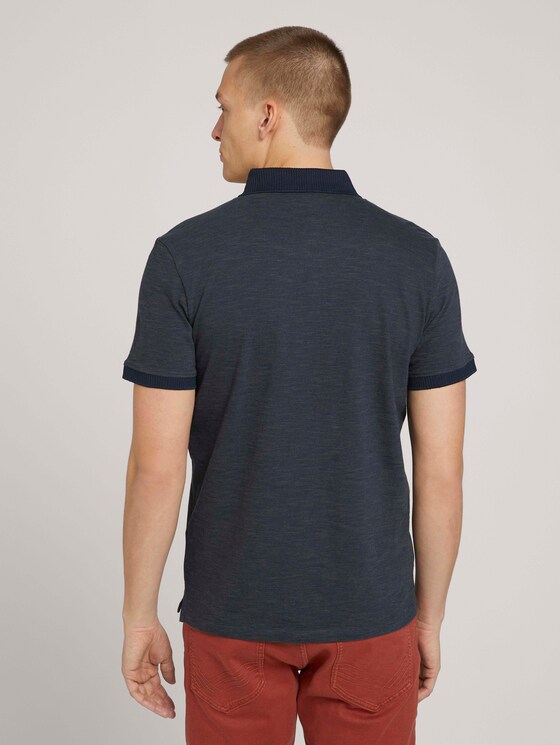gestreiftes Poloshirt - Männer - anthra navy fine stripe gestreiftes Poloshirt - Männer - anthra navy fine stripe - 2 - TOM TAILOR