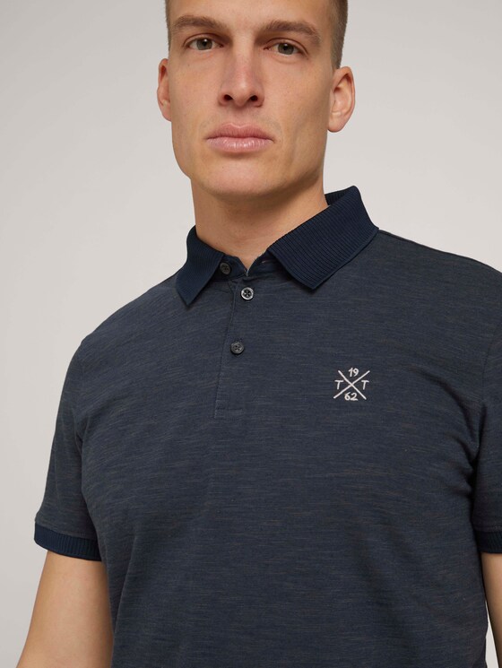 gestreiftes Poloshirt - Männer - anthra navy fine stripe gestreiftes Poloshirt - Männer - anthra navy fine stripe - 9 - TOM TAILOR