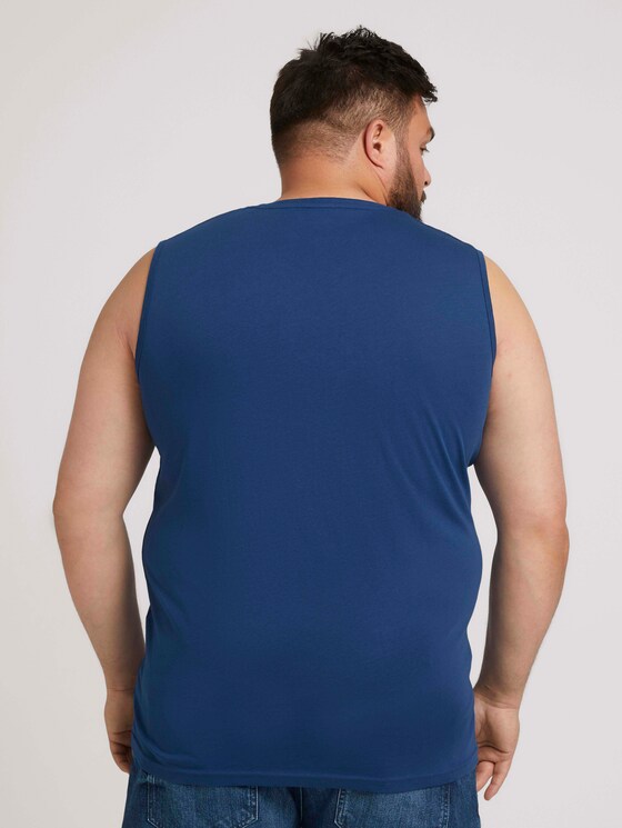 Print Tanktop mit Bio-Baumwolle - Männer - after dark blue Print Tanktop mit Bio-Baumwolle - Männer - after dark blue - 2 - Men Plus