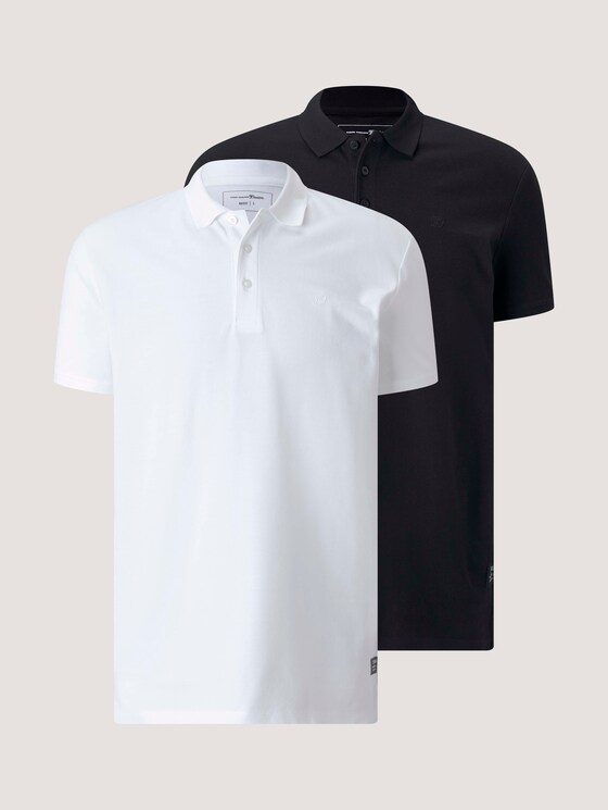 Poloshirt im Doppelpack - Männer - White Poloshirt im Doppelpack - Männer - White - 7 - TOM TAILOR Denim