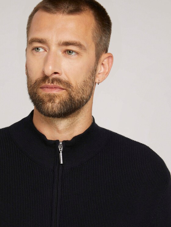 strukturierte Jacke - Männer - Black strukturierte Jacke - Männer - Black - 9 - TOM TAILOR