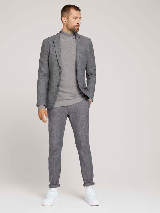 trui met rolkraag - Mannen - Light Soft Grey Melange trui met rolkraag - Mannen - Light Soft Grey Melange - 3 - TOM TAILOR