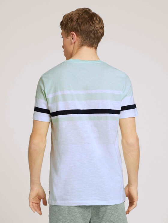 gestreiftes T-Shirt - Männer - smooth green gestreiftes T-Shirt - Männer - smooth green - 2 - TOM TAILOR Denim