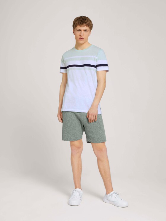 gestreiftes T-Shirt - Männer - smooth green gestreiftes T-Shirt - Männer - smooth green - 3 - TOM TAILOR Denim
