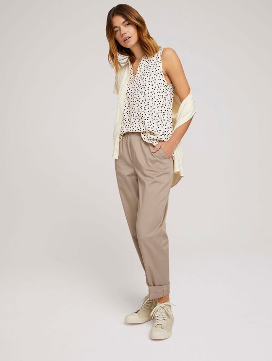 gemusterte Bluse - Frauen - creme leo dot print gemusterte Bluse - Frauen - creme leo dot print - 3 - TOM TAILOR Denim