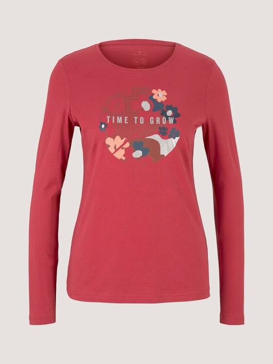 Print Langarmshirt mit Bio-Baumwolle - Frauen - Frozen Berry Sorbet Print Langarmshirt mit Bio-Baumwolle - Frauen - Frozen Berry Sorbet - 7 - TOM TAILOR