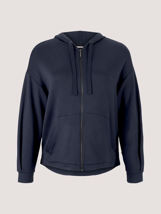 Curvy - basic sweatjack - Vrouwen - Sky Captain Blue Curvy - basic sweatjack - Vrouwen - Sky Captain Blue - 7 - My True Me