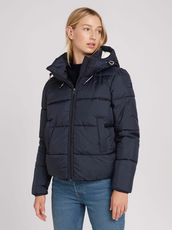 Pufferjacke mit recyceltem Polyester - Frauen - Sky Captain Blue Pufferjacke mit recyceltem Polyester - Frauen - Sky Captain Blue - 1 - TOM TAILOR Denim